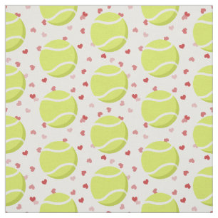 Tennisballen met kleine hartjes patroon sporten stof