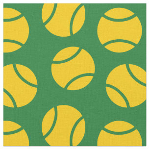 Tennisballen op groene achtergrond stof