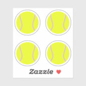 Tennisballen pack sticker (Vel)