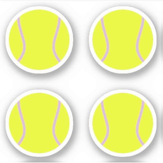 Tennisballen pack sticker (Voorkant)