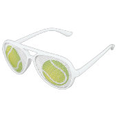 Tennisballen Party Shades Aviator Zonnebril (Gekanteld)