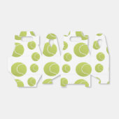 tennisballen patroon bedankdoosjes (Uitgevouwen)