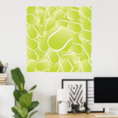 tennisballen poster (Thuiskantoor)
