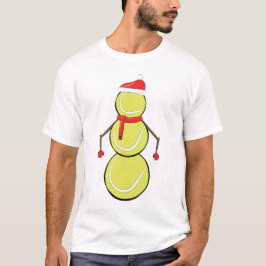 Tennisballen Sneeuwman - Kerst geïnspireerd T-shirt