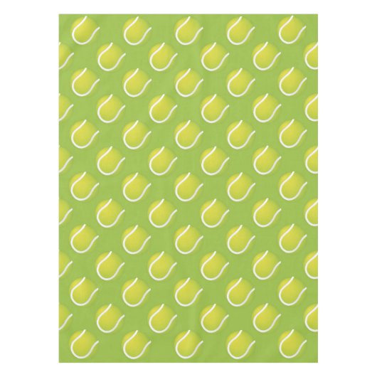 Tennisballen Tafelkleed (Voorkant)
