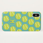 Tennisballen voor meisjes, monogrammen Case-Mate iPhone case (Achterkant (horizontaal))