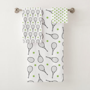 Tennisbalpatroon Bad Handdoek