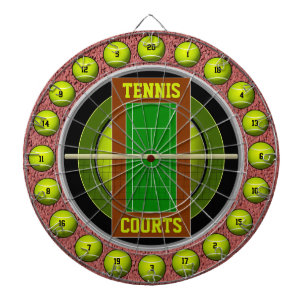 Tennisbanen 20 schoten dartbord