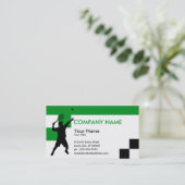 tennisblokken visitekaartje (Staand voorkant)