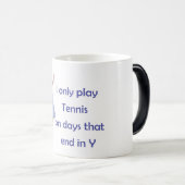 TennisChick Days Magische Mok (Voorkant rechts)