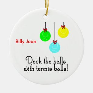 TennisChick Deck Persoonlijke versiering Keramisch Ornament