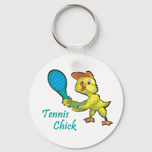 tennischick sleutelhanger (Voorkant)