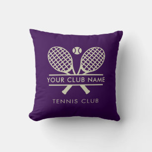 Tennisclub Naam Team Land Kantoor Paars Kussen