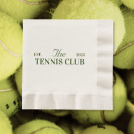 tennisclub themafeest servet