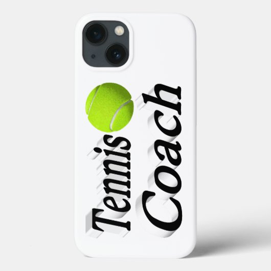 Tenniscoach Case-Mate iPhone case (Achterkant)