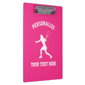 Tenniscoach inclusief roze klembord voor dames (Rechts)