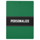 Tenniscoach klembord | Gepersonaliseerd monogram (Achterkant)