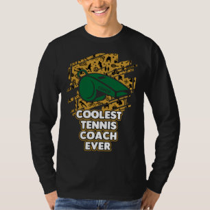 Tenniscoach ooit Tennisspeler Humor Sport T-shirt