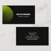 Tenniscoach Professioneel Visitekaartje (Voorkant / Achterkant)