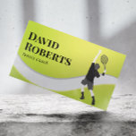 Tenniscoach Professionele Sport Instructeur Visitekaartje<br><div class="desc">Tennis Coach Professionele Instructeur Sport Visitekaartjes.</div>