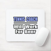 Tenniscoach... zal werken voor bier muismat (Met muis)