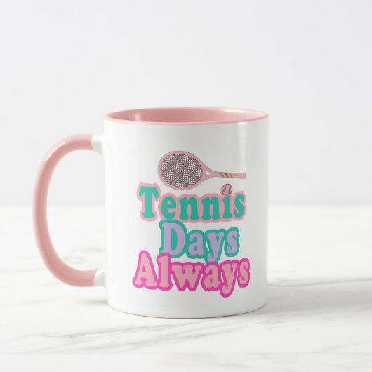 Tennisdagen Altijd Mok (Links)