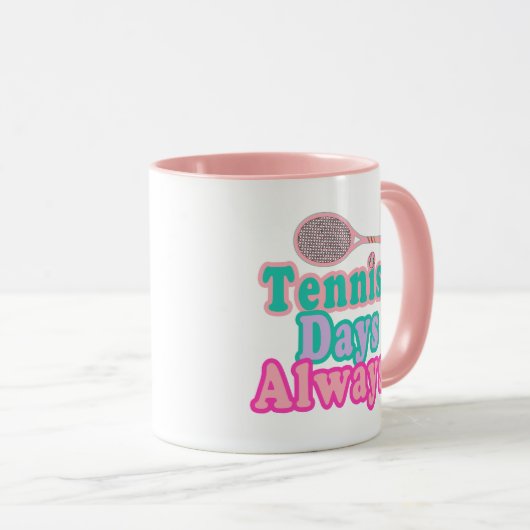 Tennisdagen Altijd Mok (Voorkant rechts)