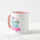 Tennisdagen Altijd Mok (Voorkant links)