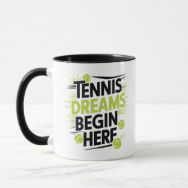 Tennisdromen beginnen hier, sport mokken 
