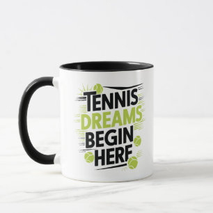 Tennisdromen beginnen hier, sport mokken 