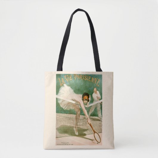 Tennisfeest Boodschappentas Tote Bag (Voorkant)