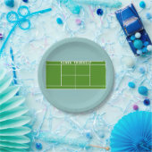 Tennisfeest Papieren Bordje (Feest)