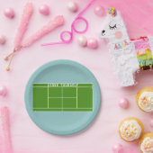 Tennisfeest Papieren Bordje (Feest)