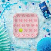Tennisfeest Papieren Bordje (Feest)