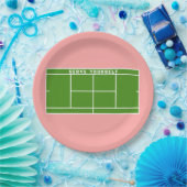 Tennisfeest Papieren Bordje (Feest)