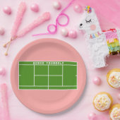 Tennisfeest Papieren Bordje (Feest)