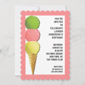 Tennisfeest Uitnodigingen (Voorkant)