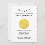 Tennisfeest Uitnodigingen (Voorkant)