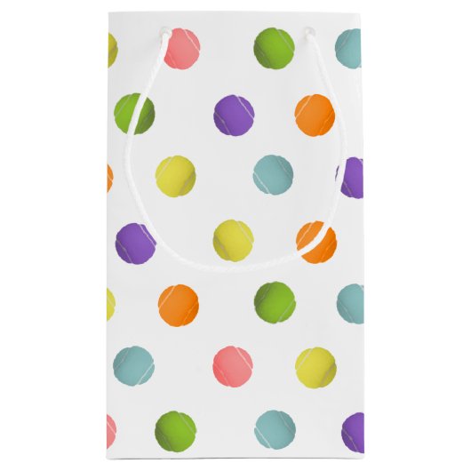 Tennisfeestgunsten Klein Cadeauzakje (Achterkant)