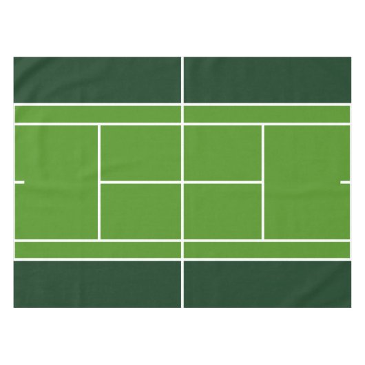Tennisfeesttafelkleed Tafelkleed (Voorkant (Horizontaal))