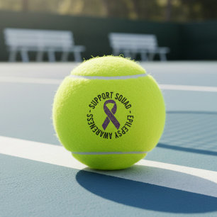 Tennisgeschenk voor epilepsie-ondersteuningsteam tennisballen