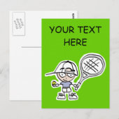 Tennisgeschenken & Kaarten voor speciale tennisspe (Voorkant / Achterkant)