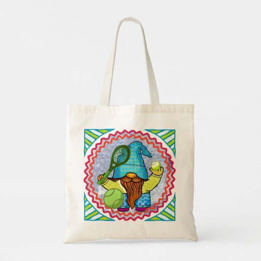 Tennisgnoom Tote Bag (Achterkant)