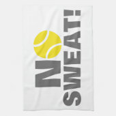 Tennishanddoek | Geen zweet! Theedoek (Verticaal)