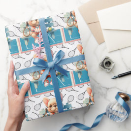 Tennishond, laten we het spel spelen cadeaupapier