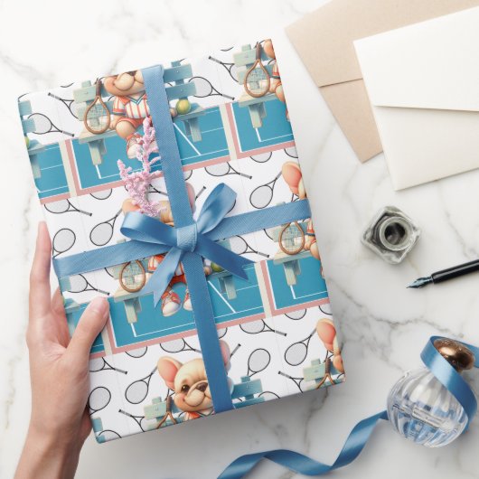 Tennishond, laten we het spel spelen cadeaupapier (Geschenken)