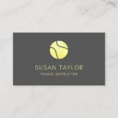 Tennisinstructeur Visitekaartje (Voorkant)
