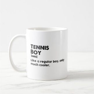 Tennisjongen Grappige Definitie Tennis Liefhebber Koffiemok