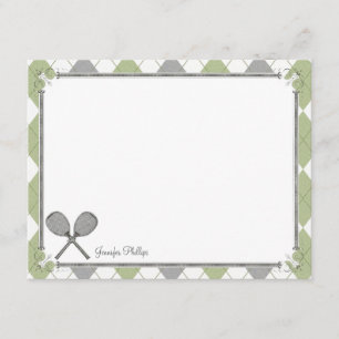 tenniskaarten voor gepersonaliseerde flatpanels kaart