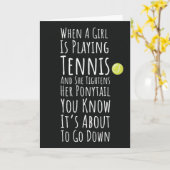 Tenniskaarten voor tienermeisjes kinderen haar spo kaart (Gele Bloem)